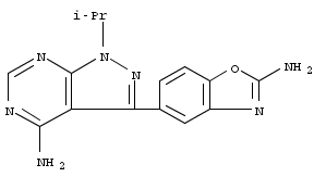 5-(4-aMino-1-isopropyl-1H-pyrazolo[3,4-d]pyriMidin-3-yl)benzo[d]oxazol-2-aMine